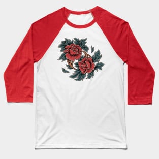 Twin roses Baseball T-Shirt